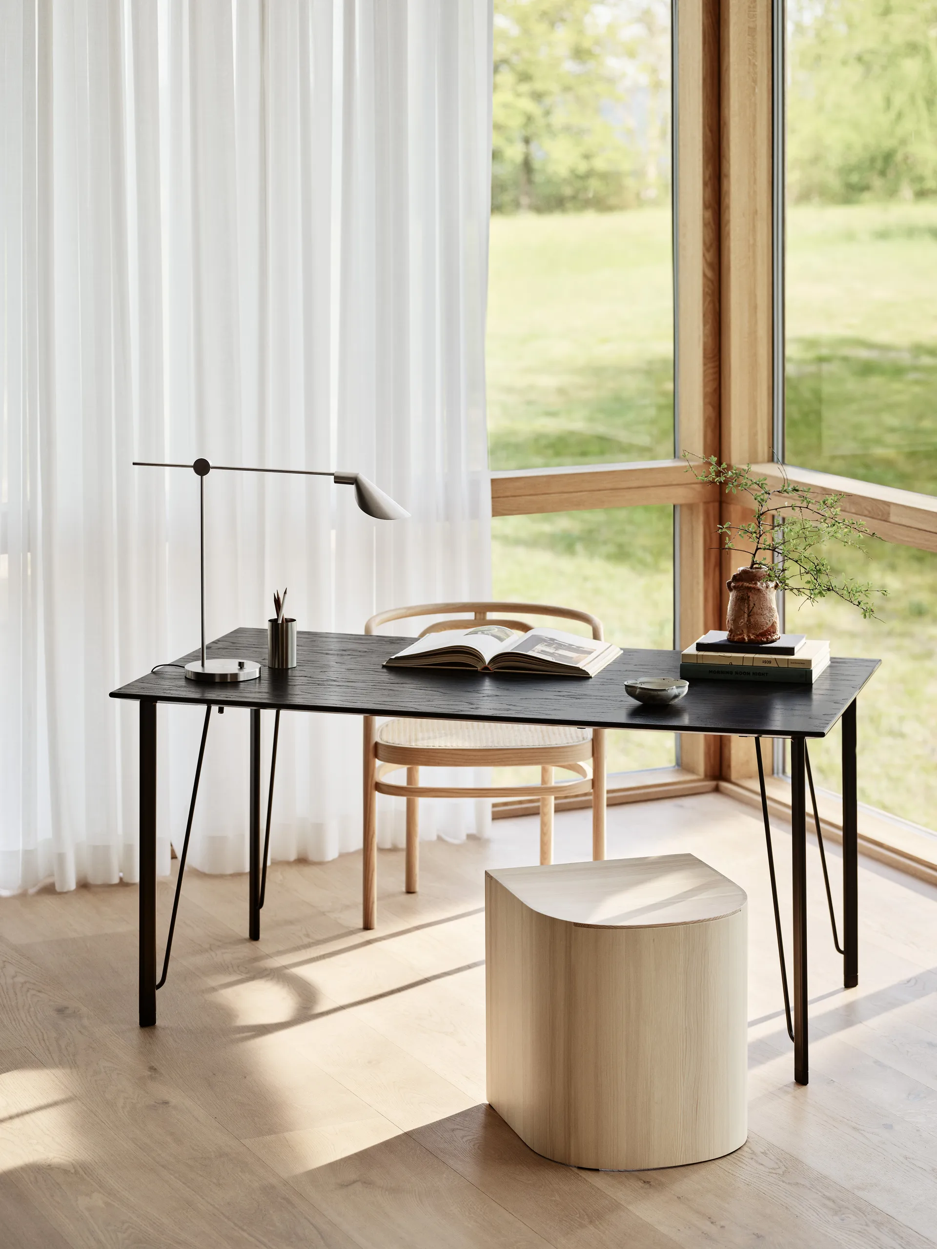 Taburet Hocker/Beistelltisch, Geölte Kiefer Fritz Hansen