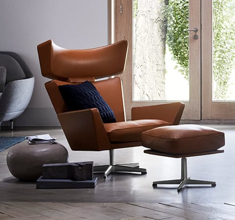 Trapez Kissen 50 x 50cm, Midnight blue Fritz Hansen