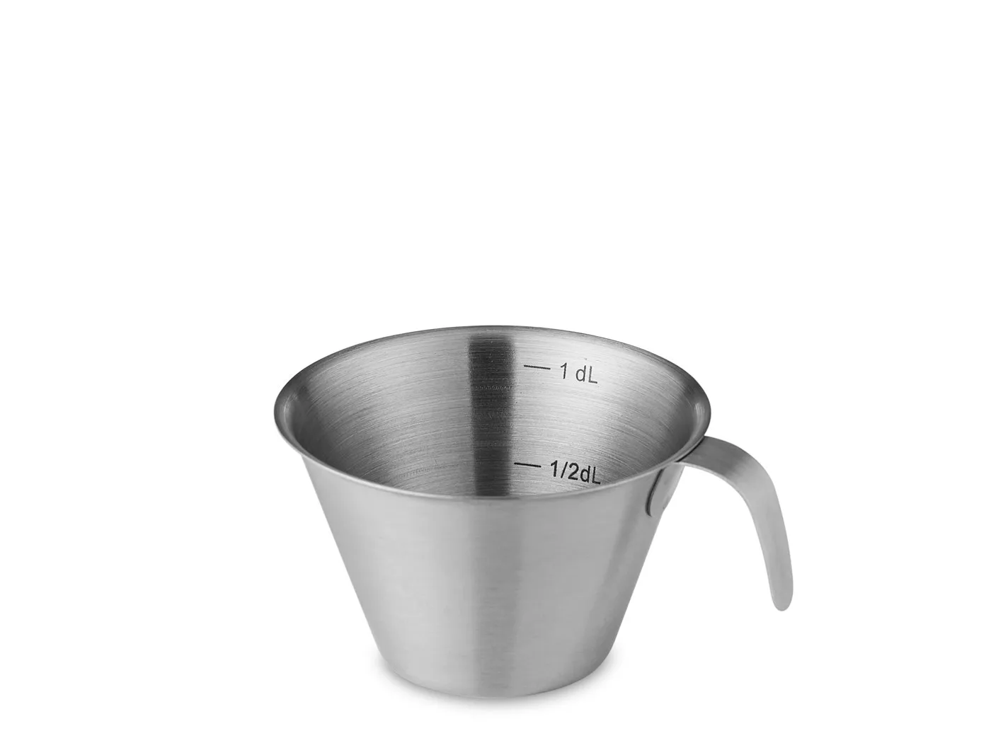 Funktion Dezilitermaß 1 dl, Stahl Funktion