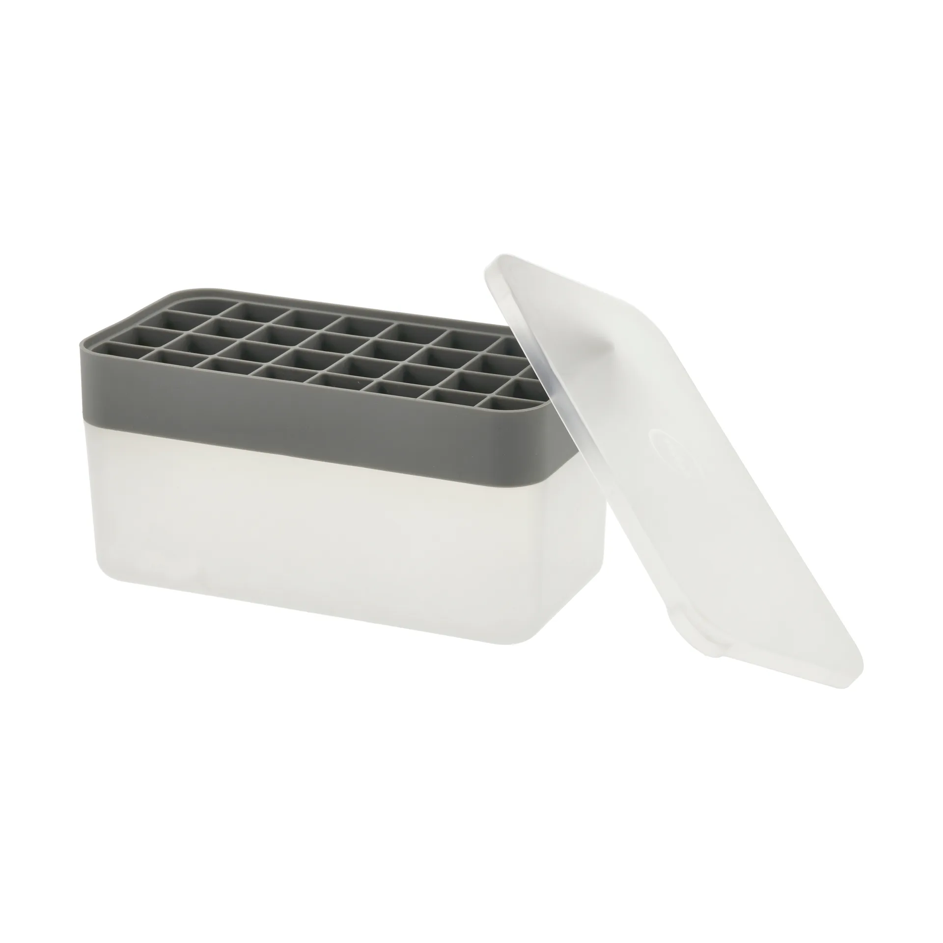 Funktion Eiswürfelbehälter mit Deckel, Silikon, 23,3x12,2 cm Funktion