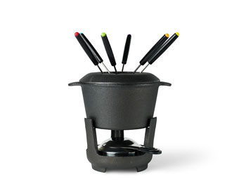 Funktion Funktion Fondueset 10 Teile Gusseisen