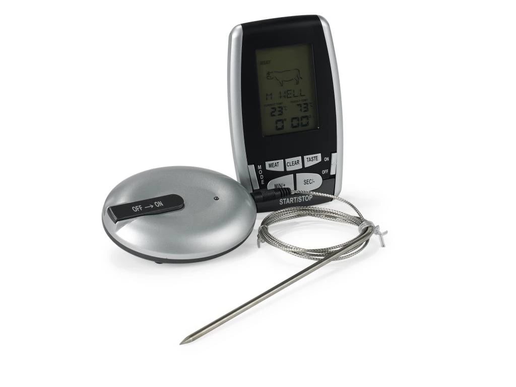 Funktion Funktion kabelloses Bratenthermometer Grau-schwarz
