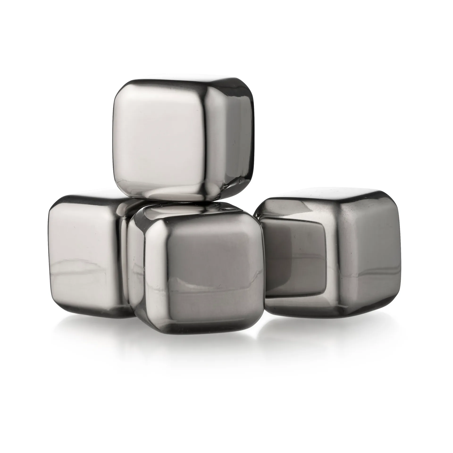 Funktion Whisky-Steine 4er-Pack, Edelstahl Funktion