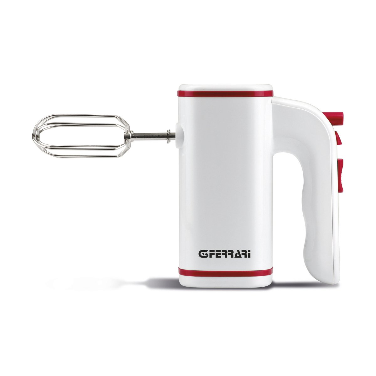G3 Ferrari Dolcecuore Handmixer 17,5 cm Weiß-Rot