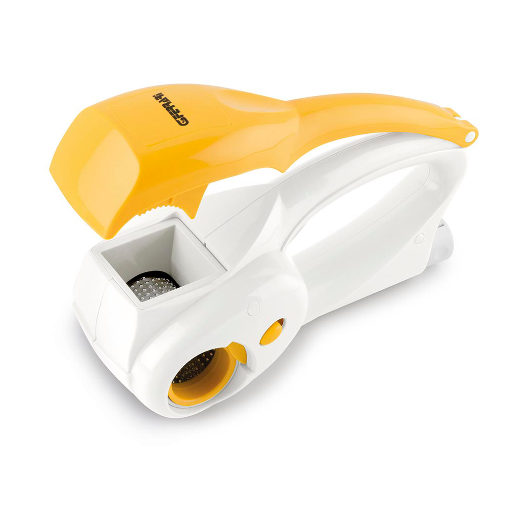G3 Ferrari Parmino Käsereibe 24,5 cm Weiß-Gelb