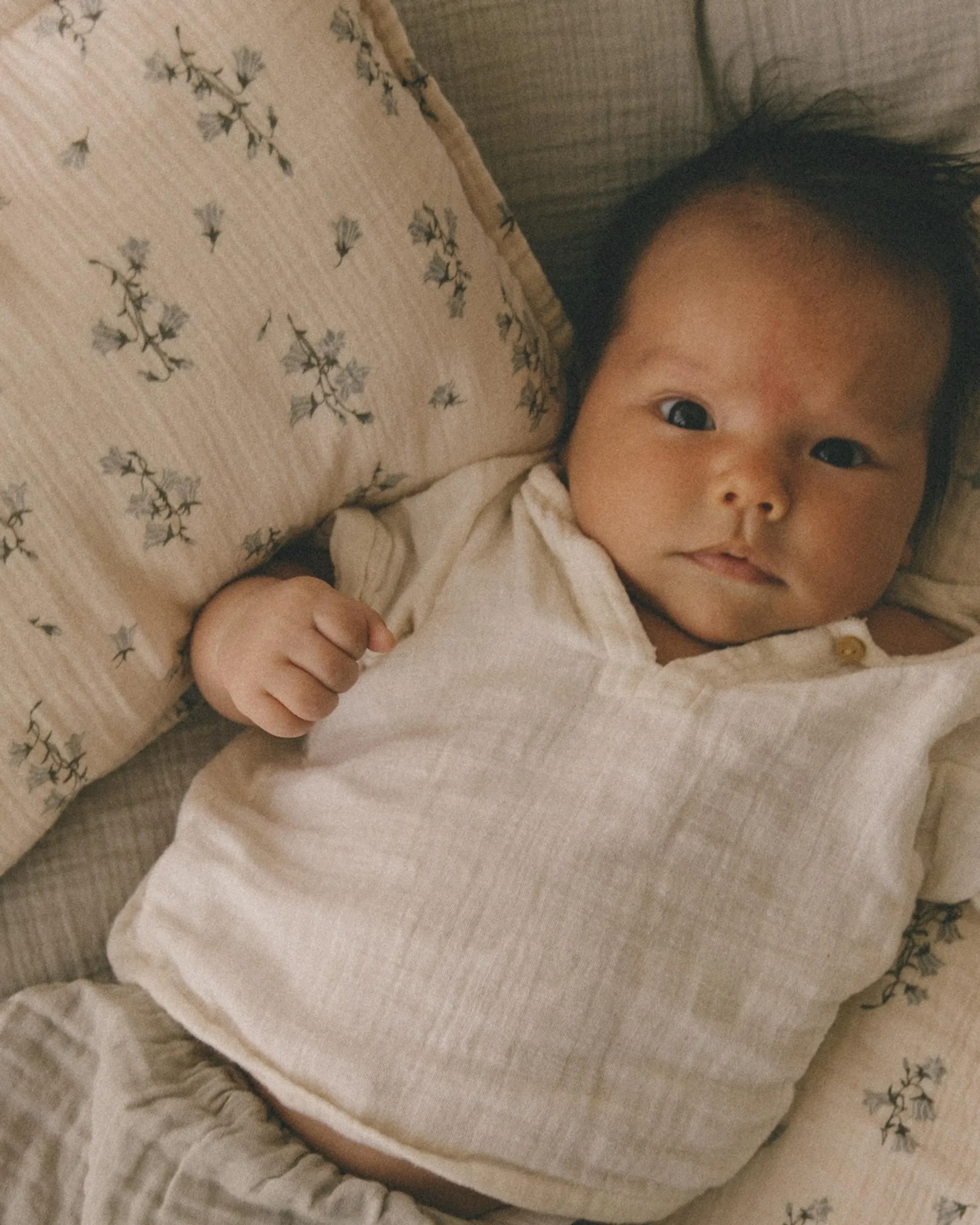 Bluebell Muslin Bettwäsche baby, 70x100 cm/40x45 cm Garbo&Friends