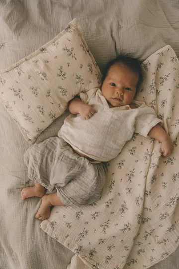 Bluebell Muslin Bettwäsche baby - 70x80 cm/28x35 cm - Garbo&Friends