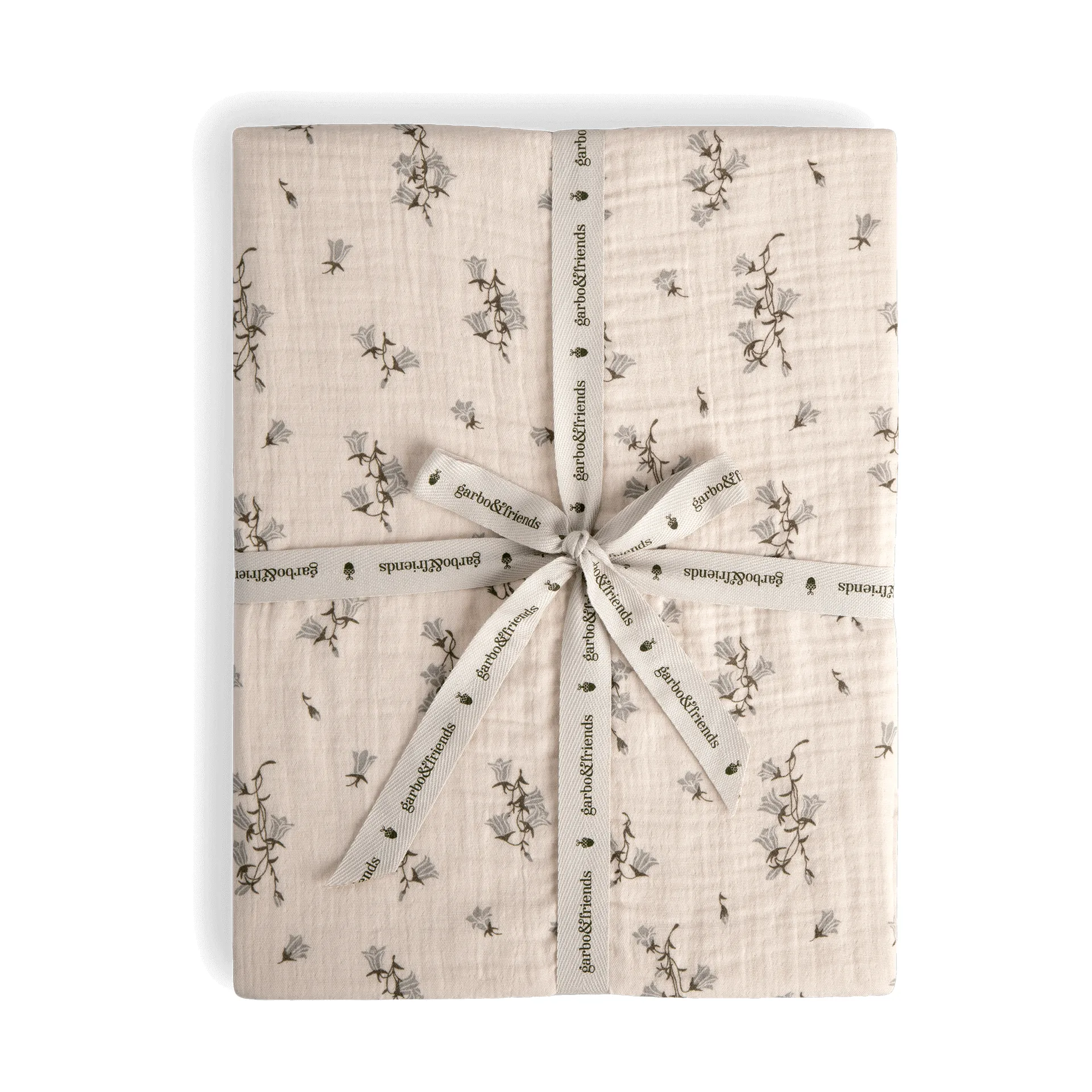 Bluebell Muslin Spannbettlaken, 60x120x20 cm Garbo&Friends