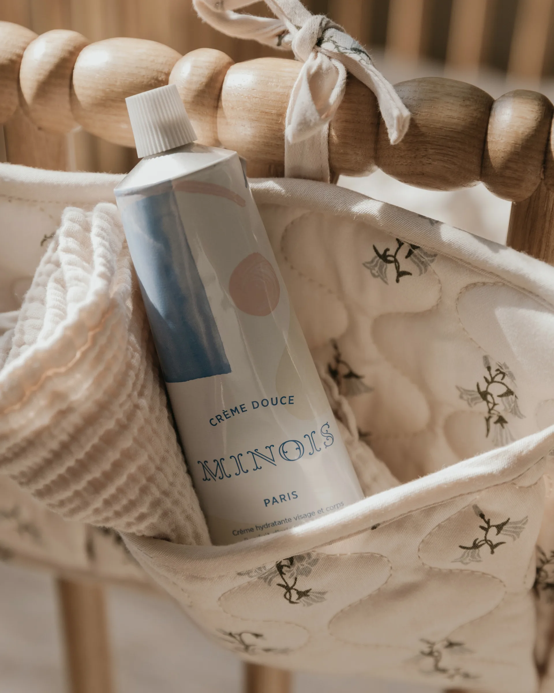 Bluebell Satin gesteppte Bettasche, 18x43 cm Garbo&Friends