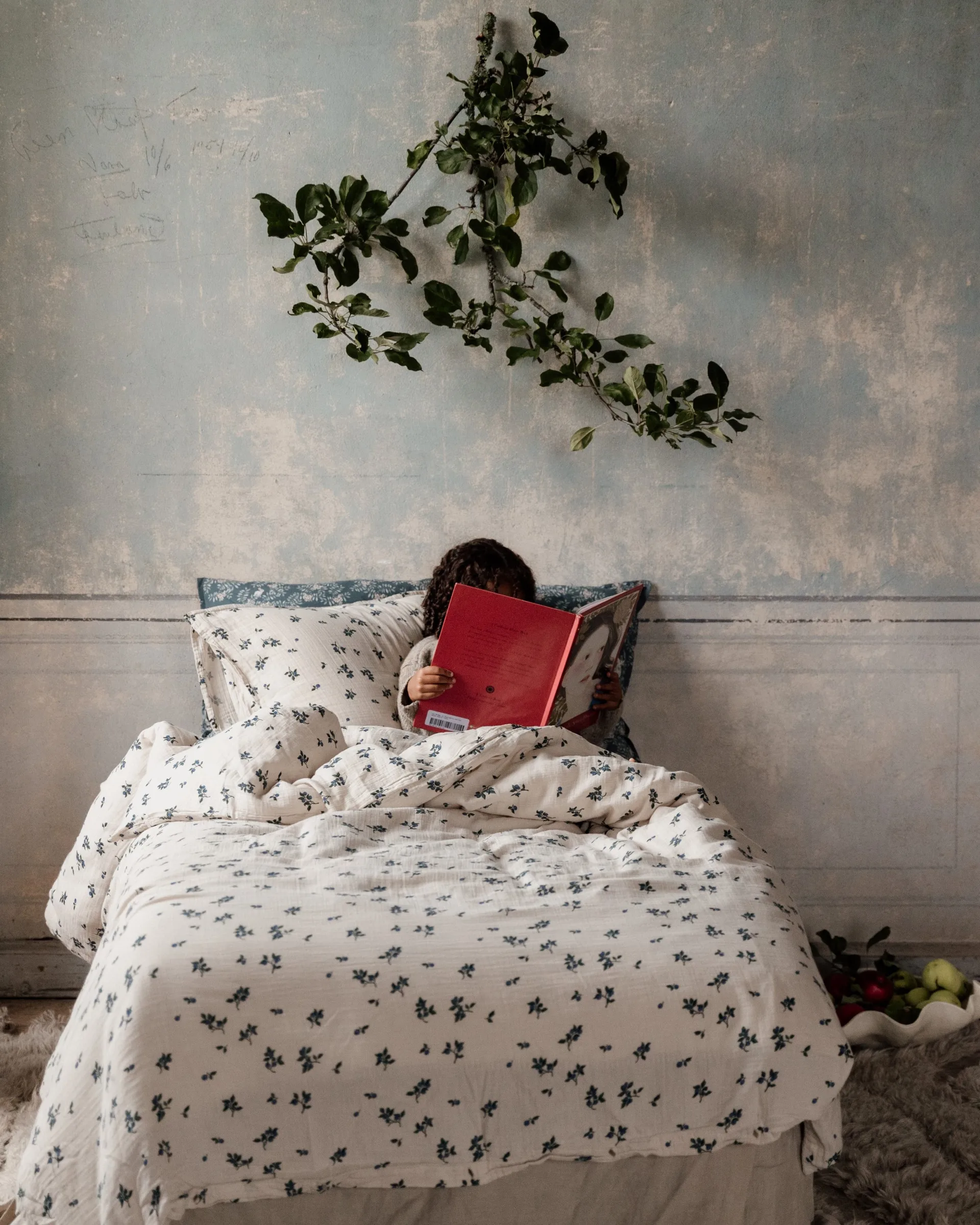 Blueberry Muslin Bettwäsche, 140x200 cm/50x75 cm Garbo&Friends