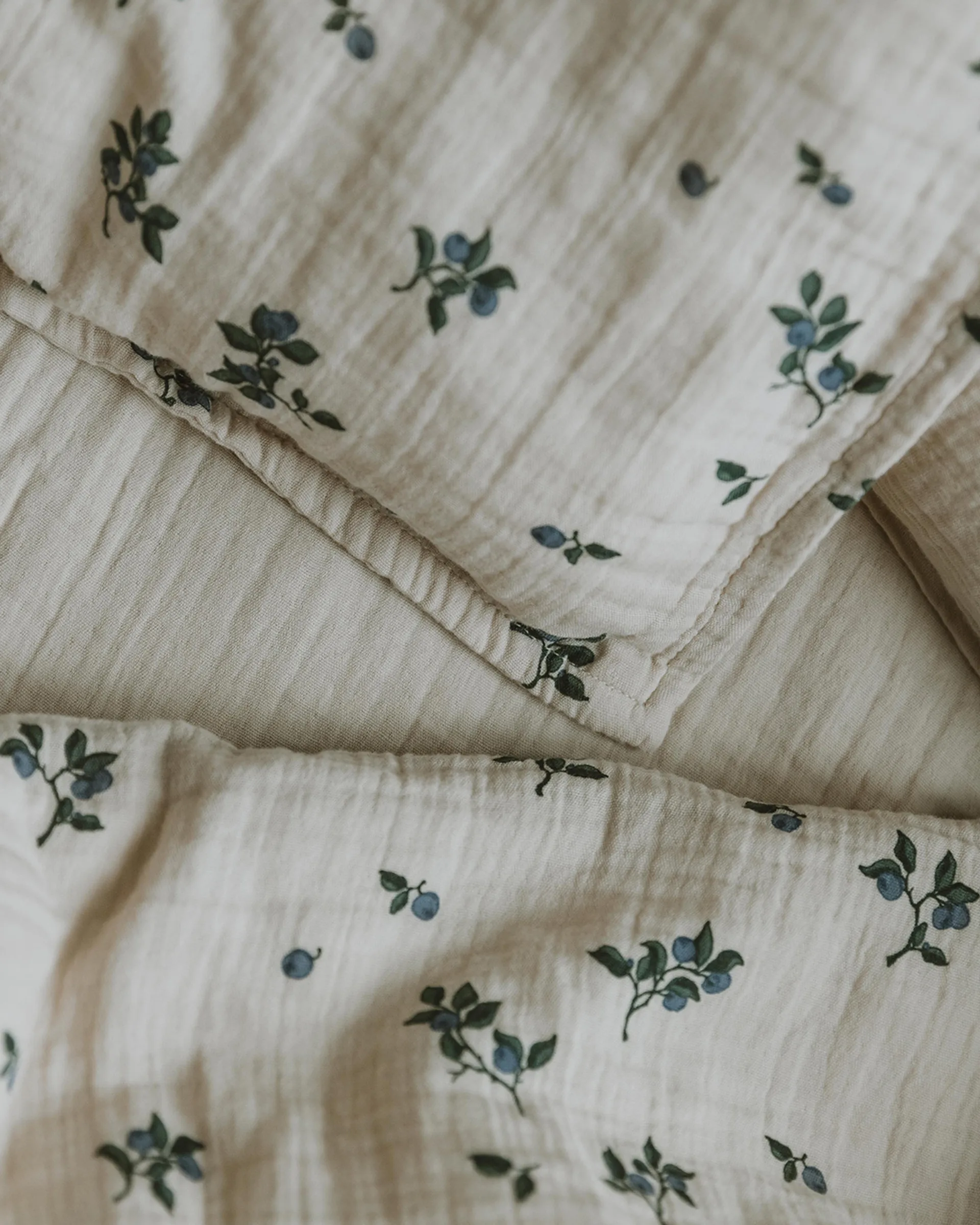 Blueberry Muslin Bettwäsche baby, 70x80 cm/28x35 cm Garbo&Friends