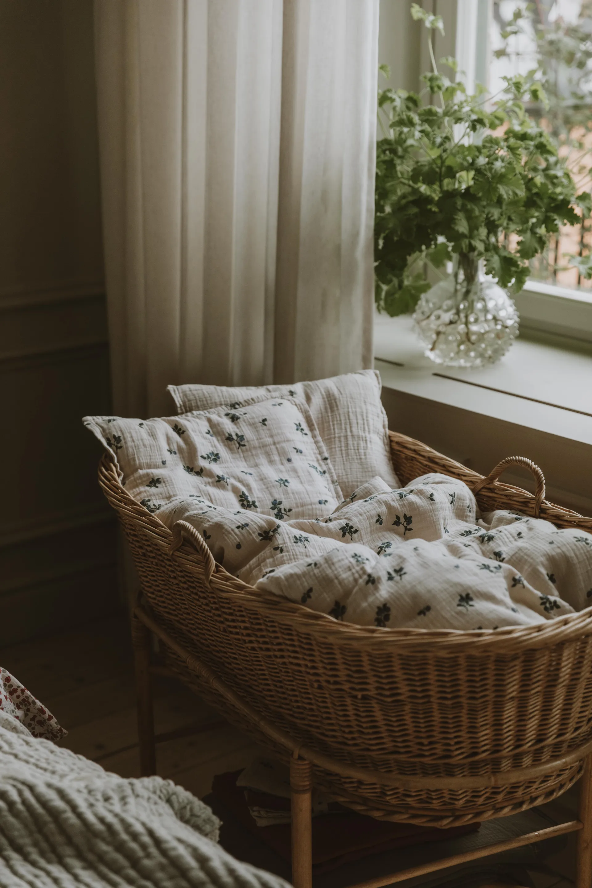 Blueberry Muslin Bettwäsche baby, 70x80 cm/28x35 cm Garbo&Friends