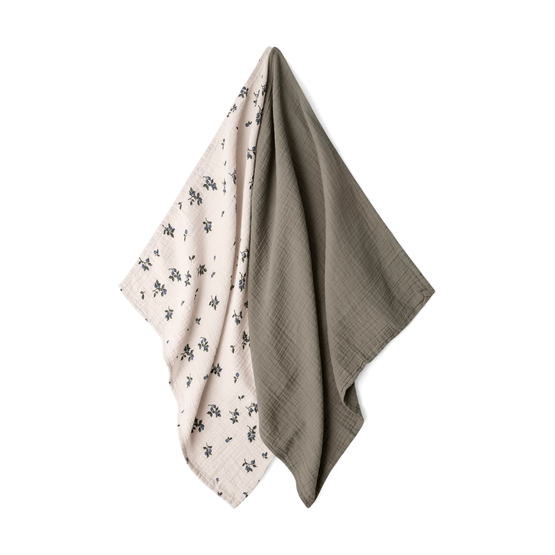 Blueberry Muslin Decke klein 2 Teile, 60x60 cm Garbo&Friends