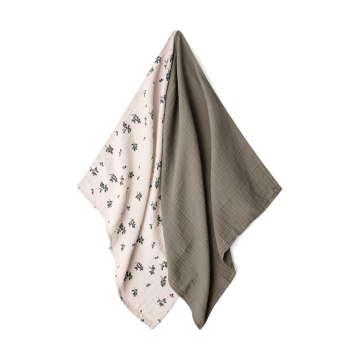 Blueberry Muslin Decke klein 2 Teile, 60x60 cm Garbo&Friends