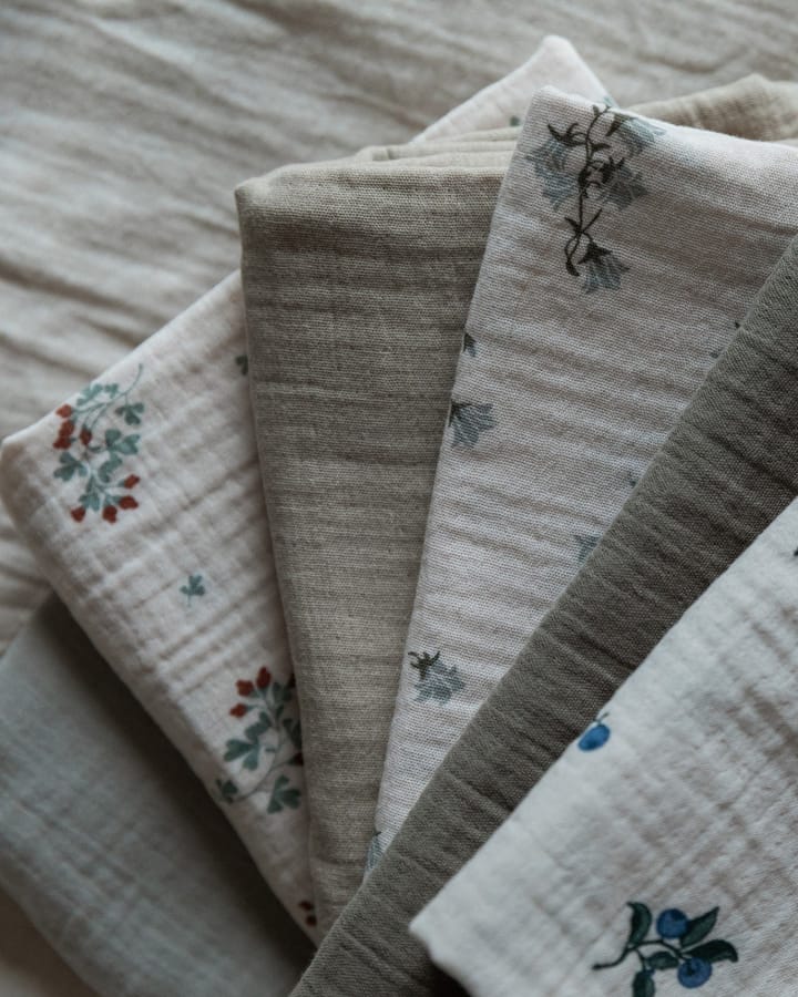 Blueberry Muslin Decke klein 2 Teile, 60x60 cm Garbo&Friends