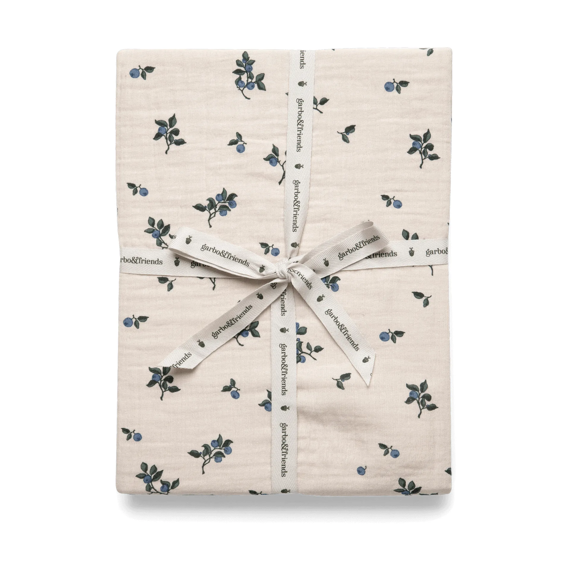 Blueberry Muslin Spannbettlaken, 70x140x20 cm Garbo&Friends