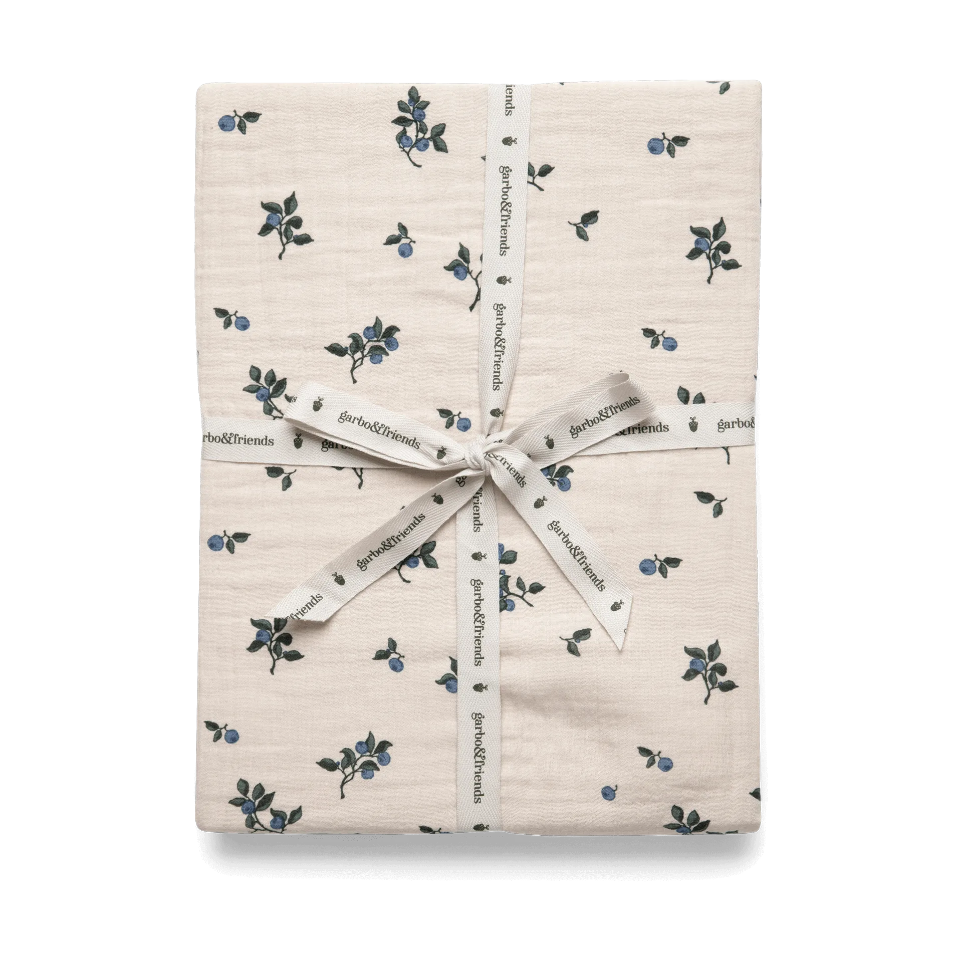 Blueberry Muslin Spannbettlaken, 90x200x30 cm Garbo&Friends