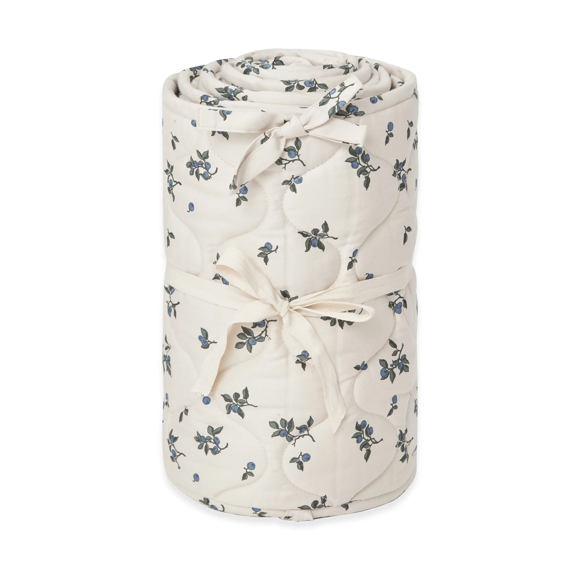 Blueberry Satin gestepptes Bettgitterpolster, 30x360 cm Garbo&Friends