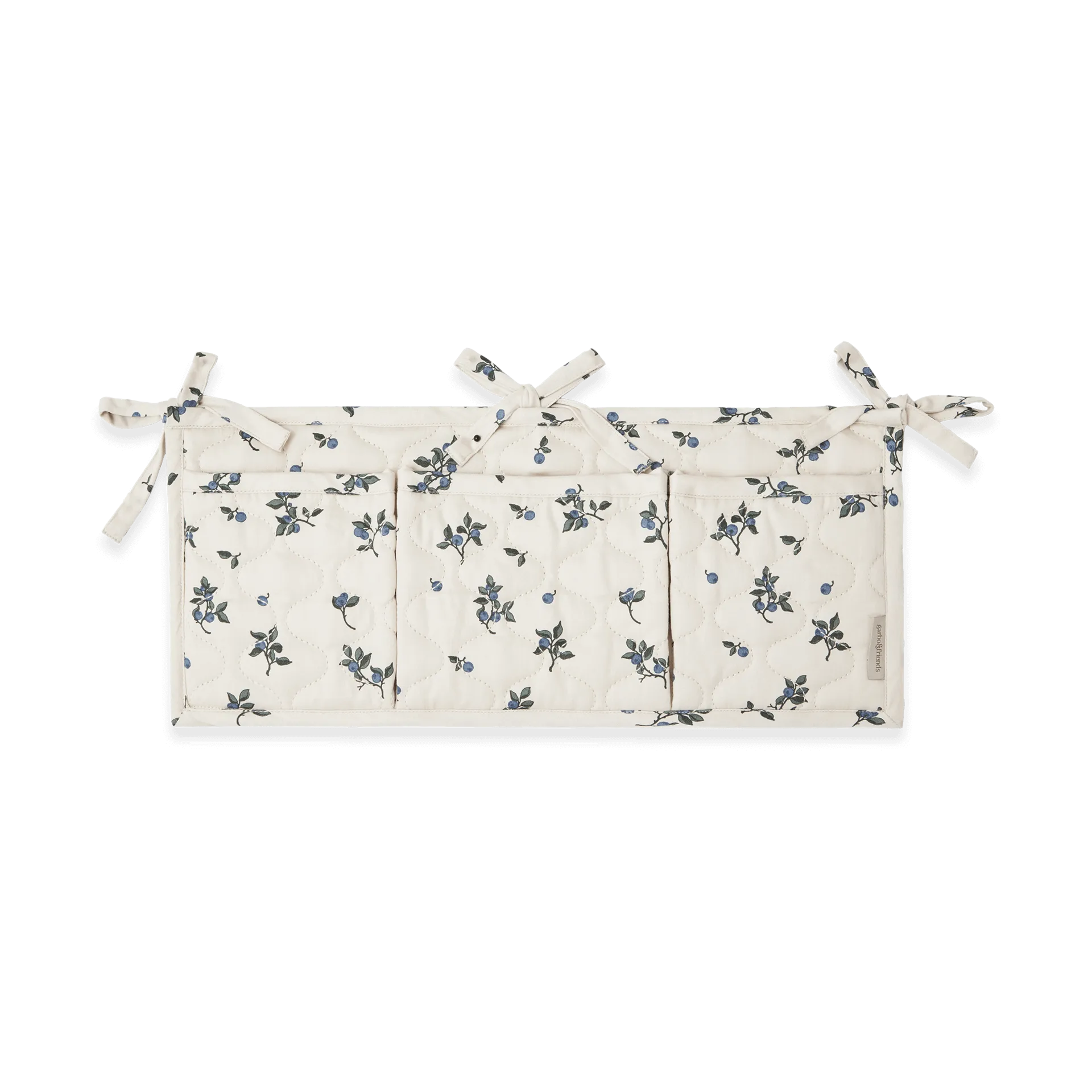 Blueberry Satin Steppbett-Tasche, 18x43 cm Garbo&Friends