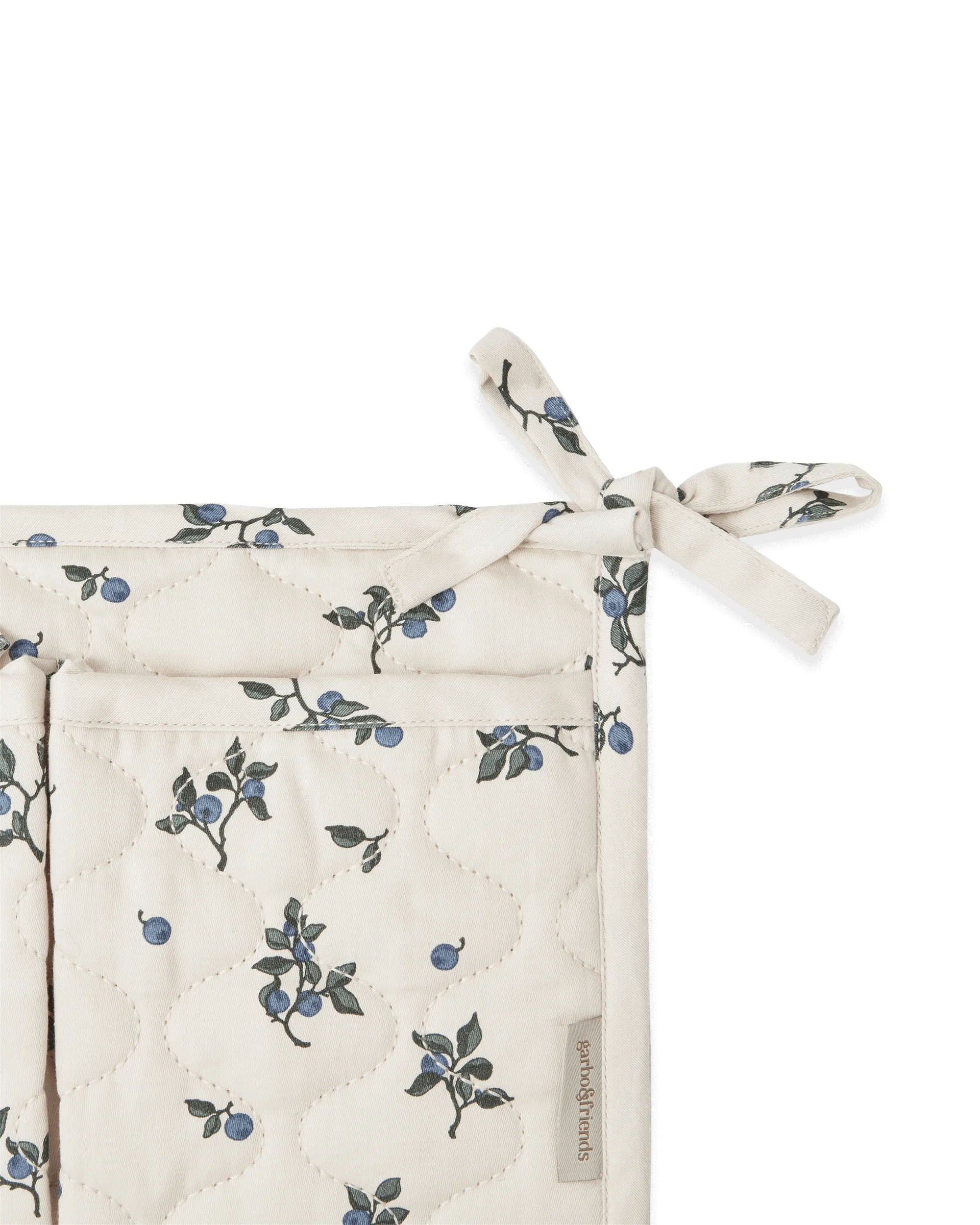 Blueberry Satin Steppbett-Tasche, 18x43 cm Garbo&Friends