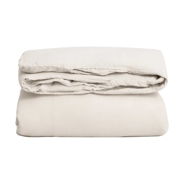 Eggshell Muslin Bettbezug - 150x210 cm - Garbo&Friends