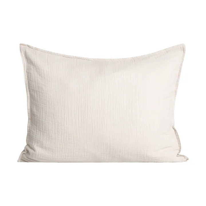 Eggshell Muslin Kissenbezug - 80x80 cm - Garbo&Friends