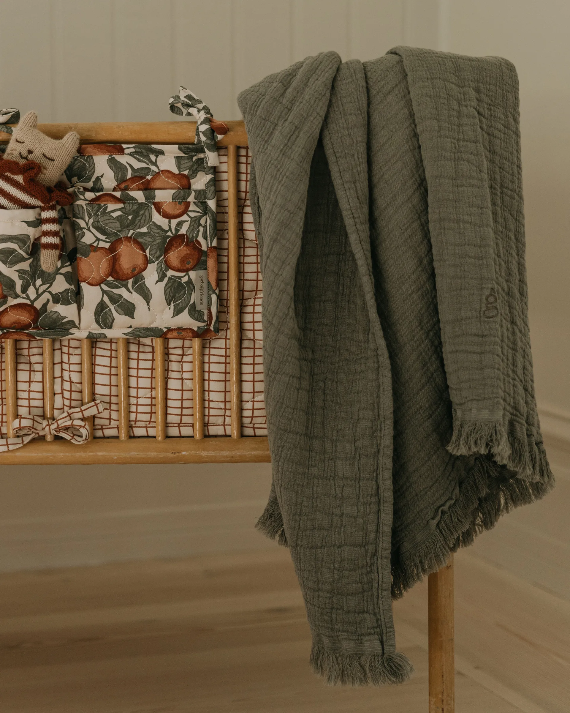 Geranium Cotton Mellow Decke, 130x170 cm Garbo&Friends