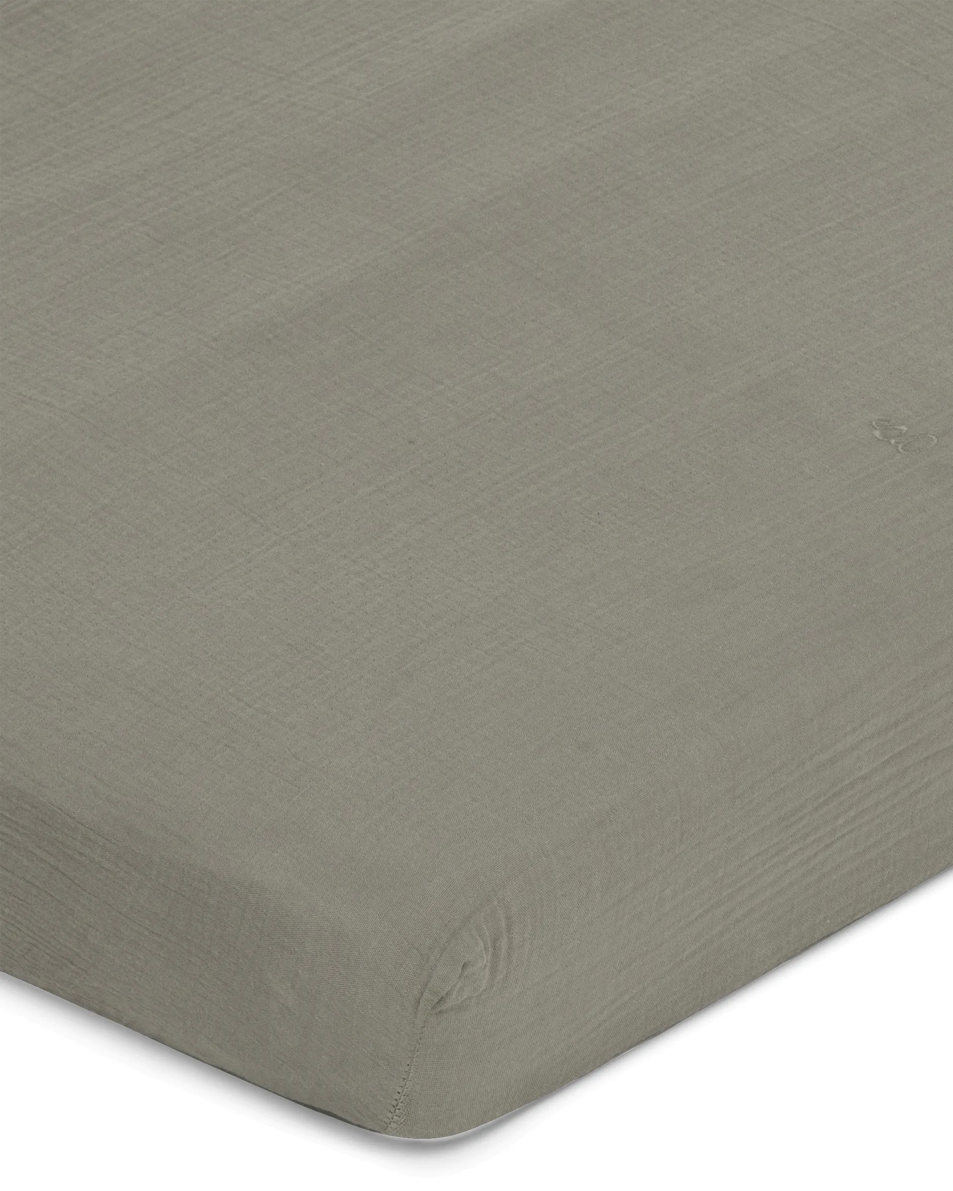 Geranium Muslin Spannbettlaken, 60x120x20 cm Garbo&Friends