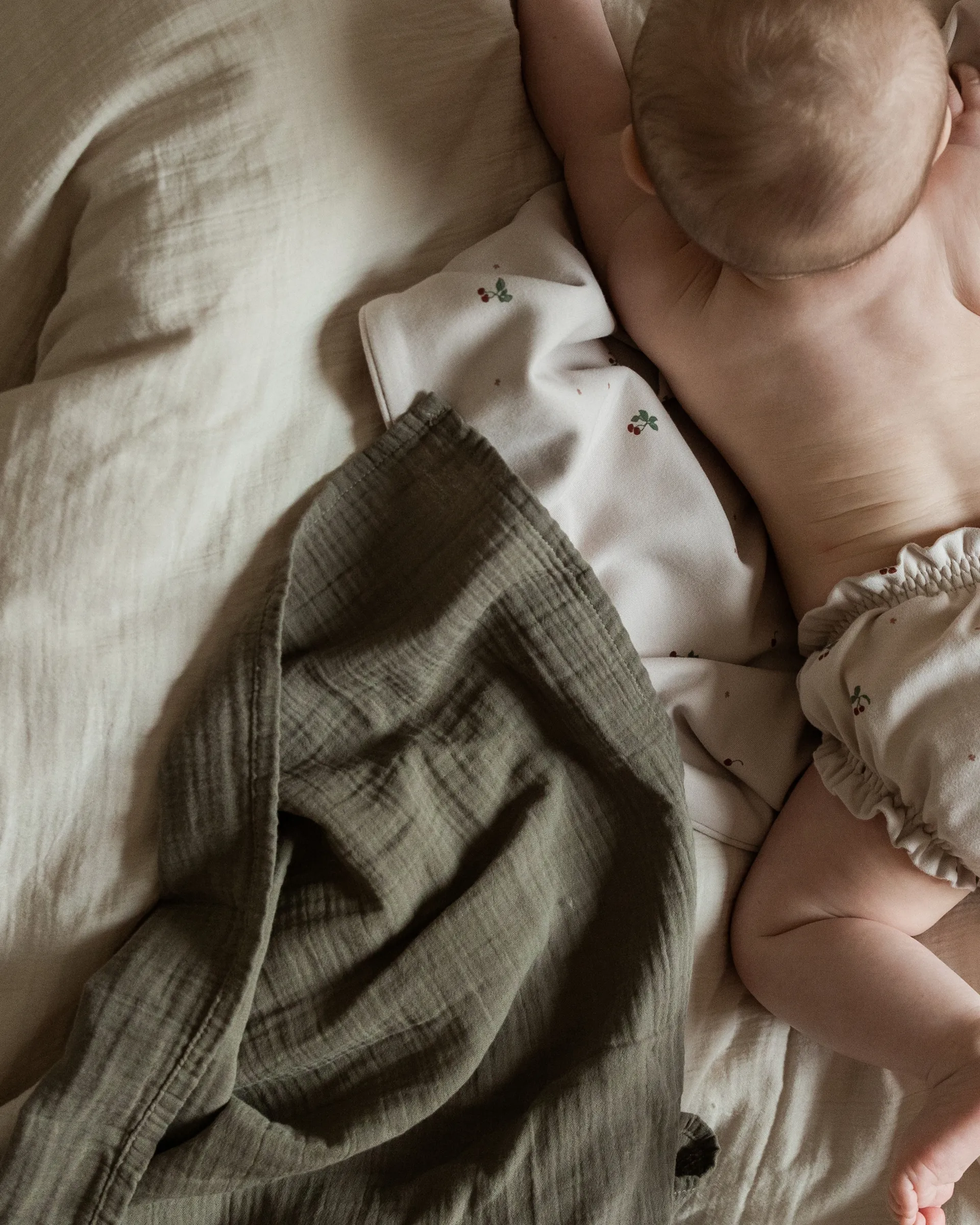 Geranium Muslin Swaddle Decke, 110x110 cm Garbo&Friends