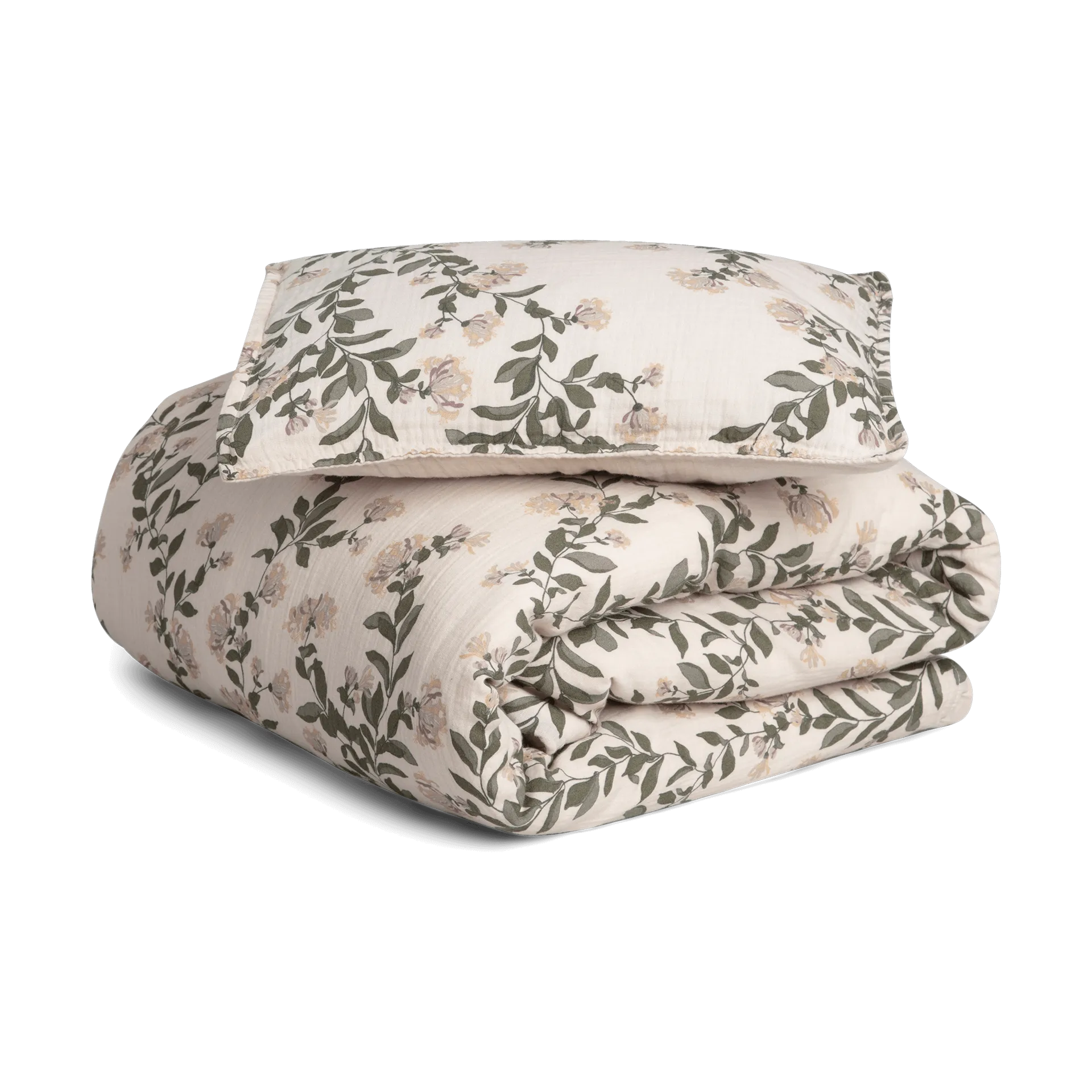 Honeysuckle Muslin Bettwäsche baby, 70x100 cm/40x45 cm Garbo&Friends