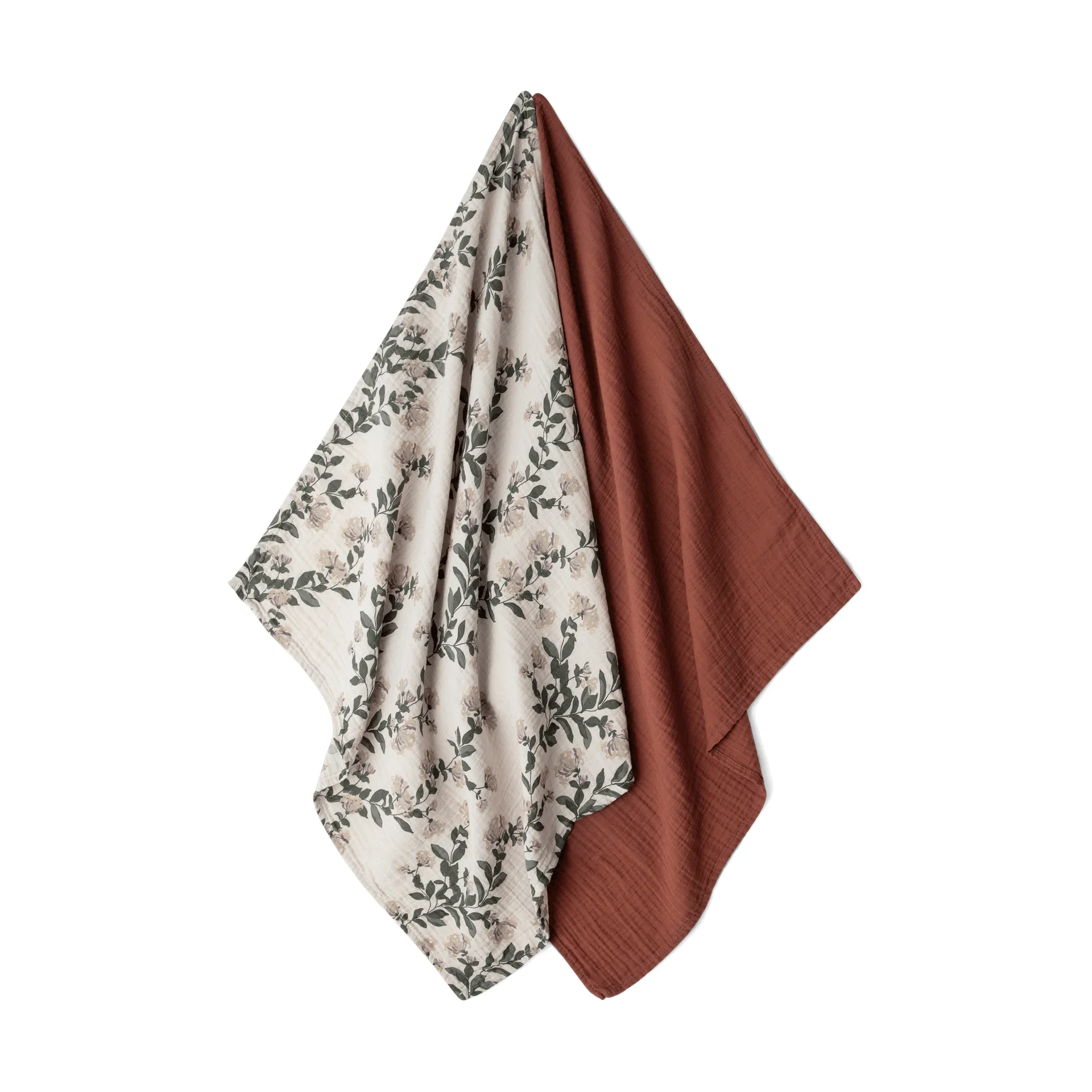 Honeysuckle Muslin Decke klein 2 Teile, 60x60 cm Garbo&Friends