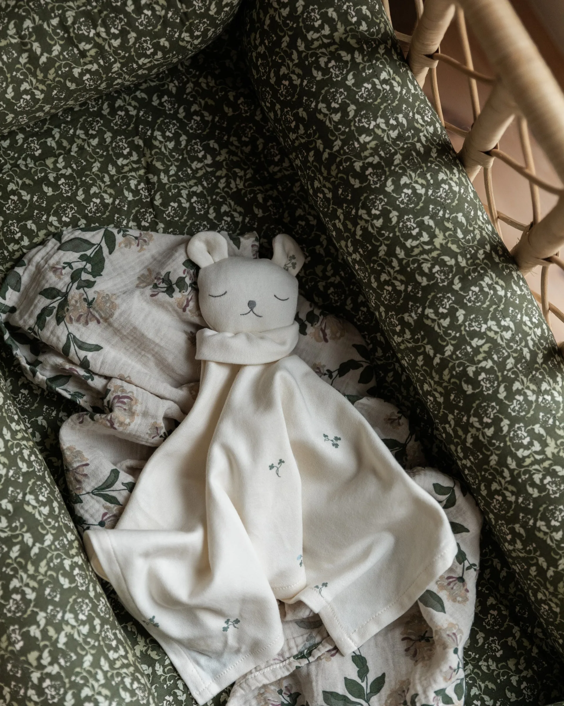 Honeysuckle Muslin Decke klein 2 Teile, 60x60 cm Garbo&Friends