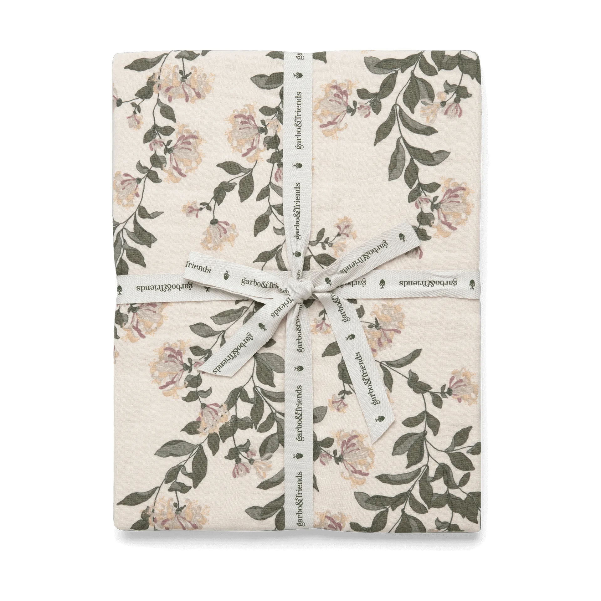 Honeysuckle Muslin Spannbettlaken, 60x120x20 cm Garbo&Friends