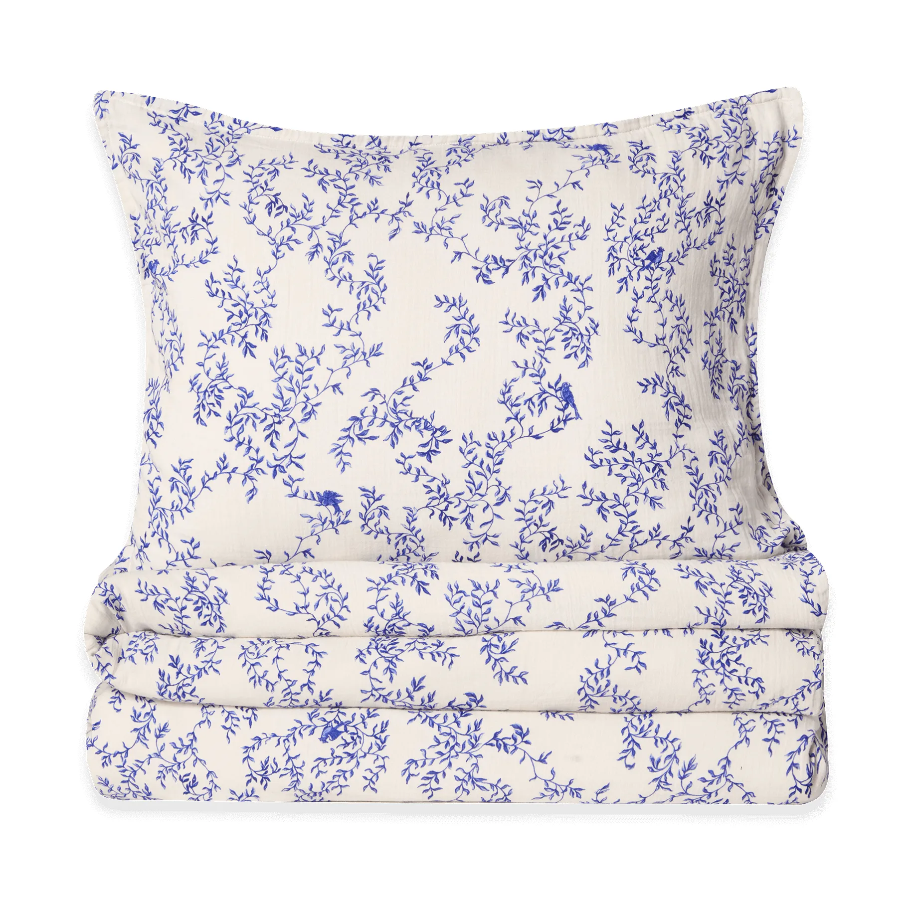 Jardim Muslin Bettwäsche-set, 135x200 cm/80x80 cm Garbo&Friends