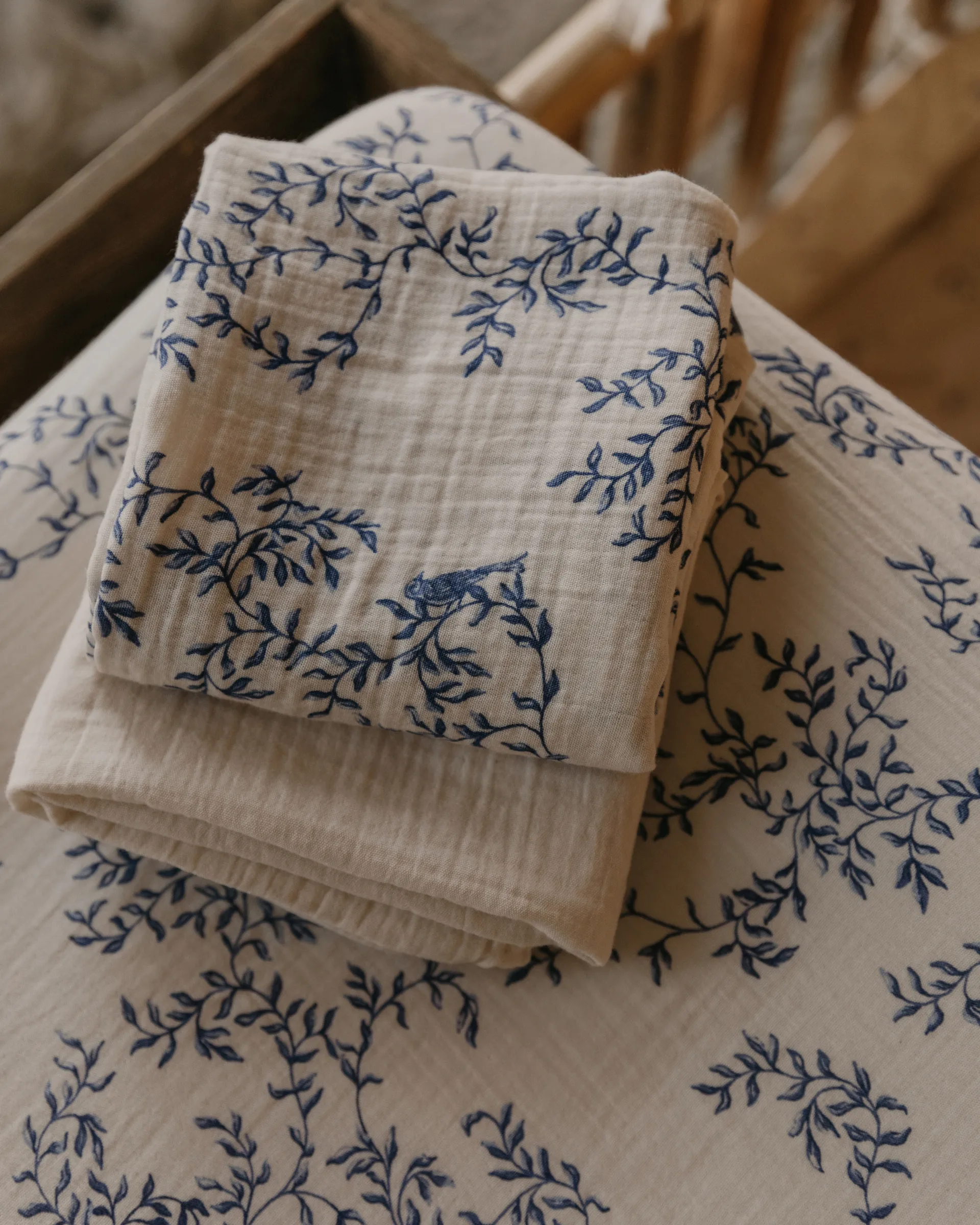 Jardim Muslin Mulltuch klein 2-teilig, 60x60 cm Garbo&Friends