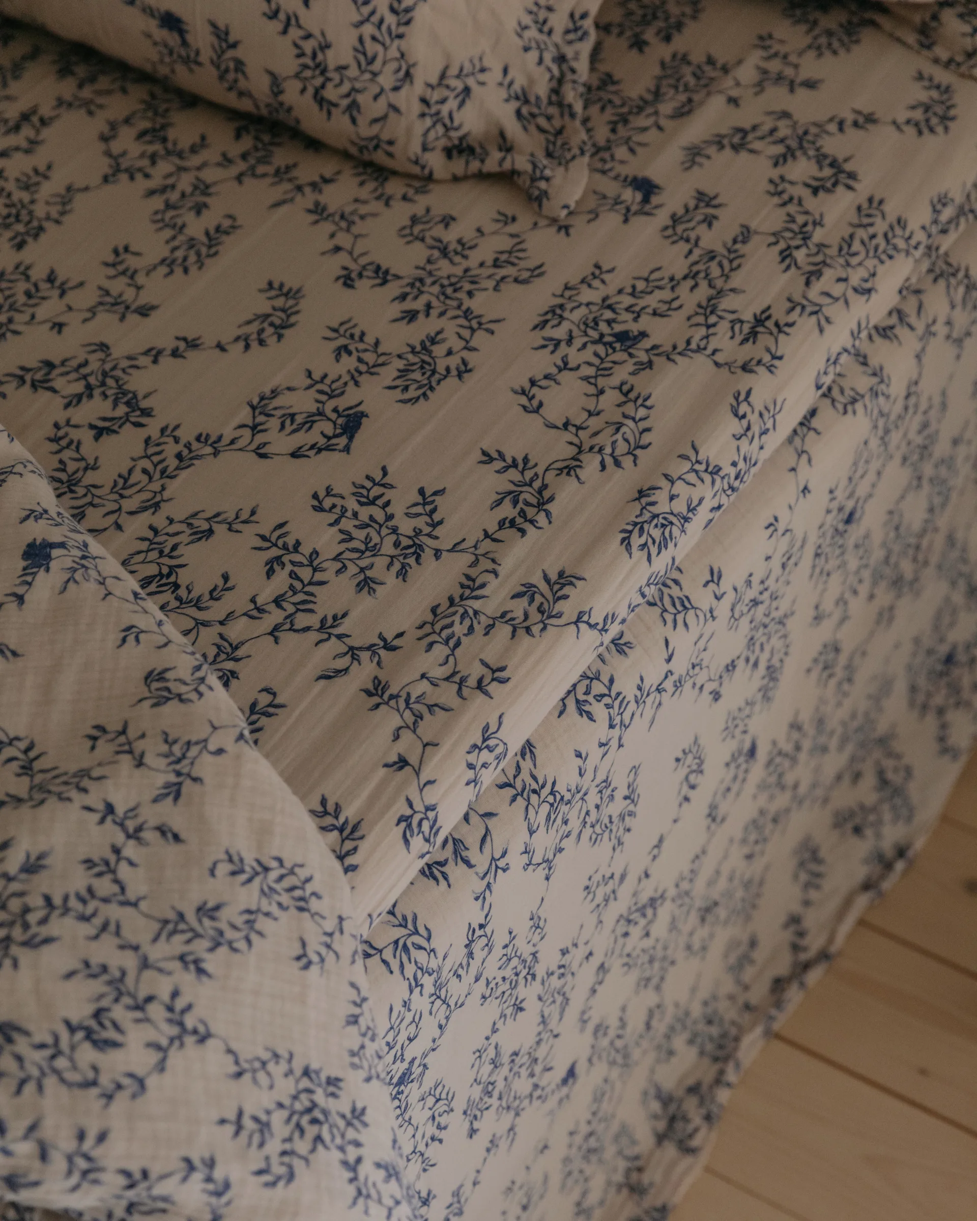 Jardim Muslin Spannbettlaken, 140x200x30 cm Garbo&Friends