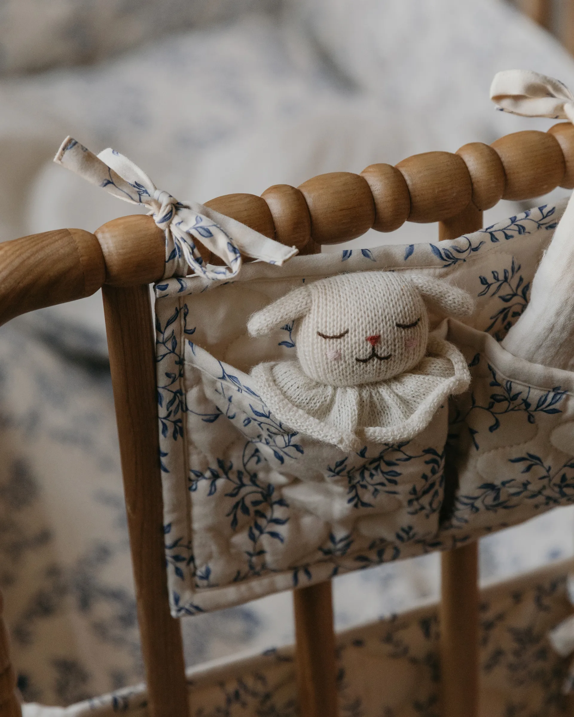 Jardim Satin gesteppte Betttasche, 18x43 cm Garbo&Friends