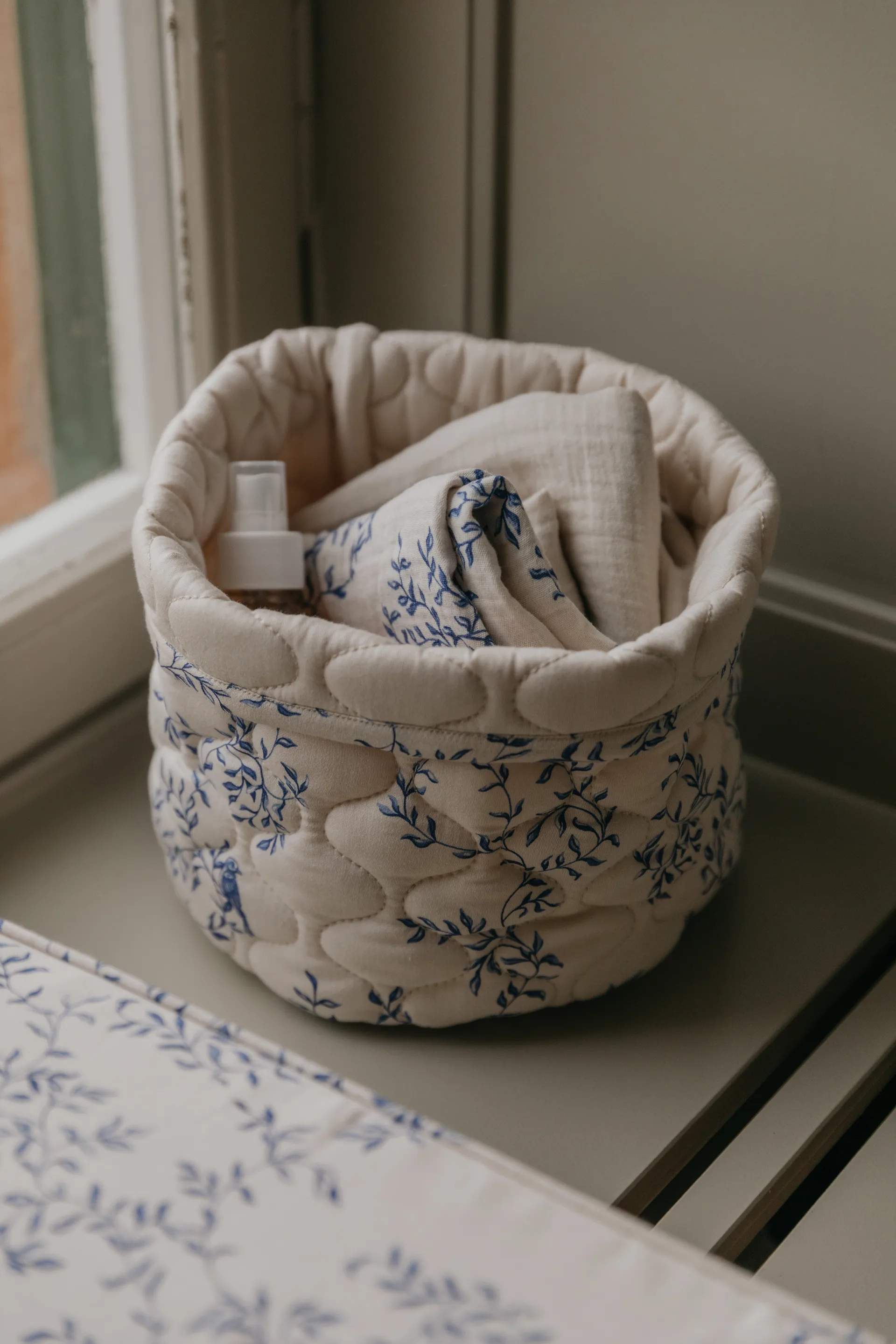 Jardim Satin gesteppter Korb 2-teilig, 20xØ20 cm + 30xØ30 cm Garbo&Friends