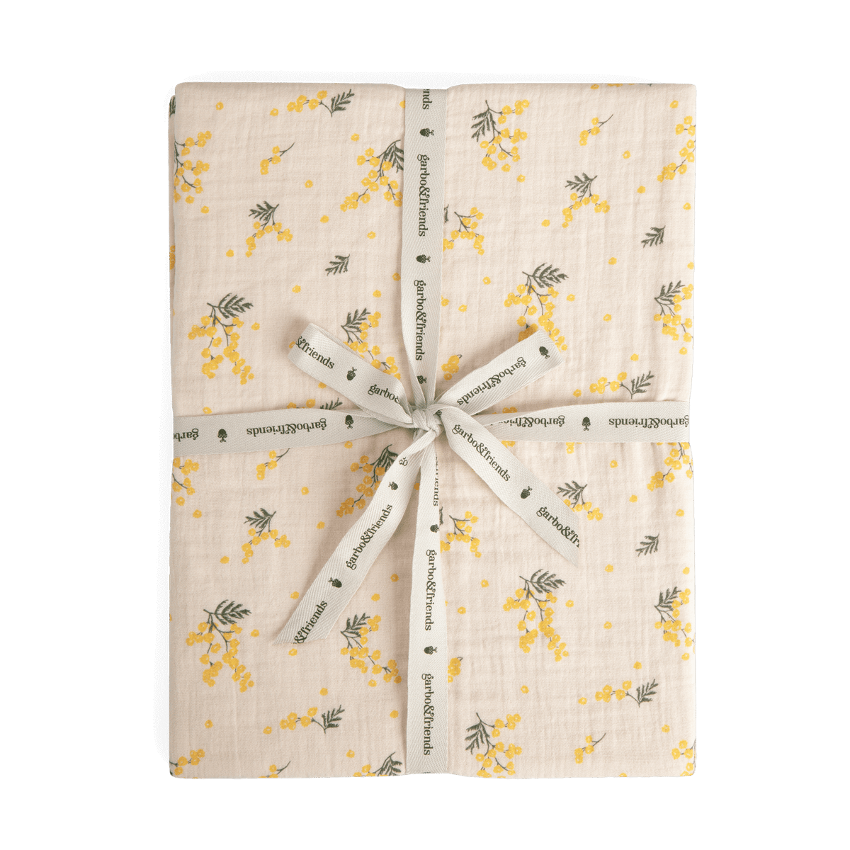 Garbo&Friends Mimosa Muslin Spannbettlaken 180x200x30 cm