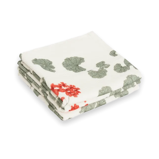 Pelargonium Terry Waschlappen 3er-Pack, 30x30 cm Garbo&Friends