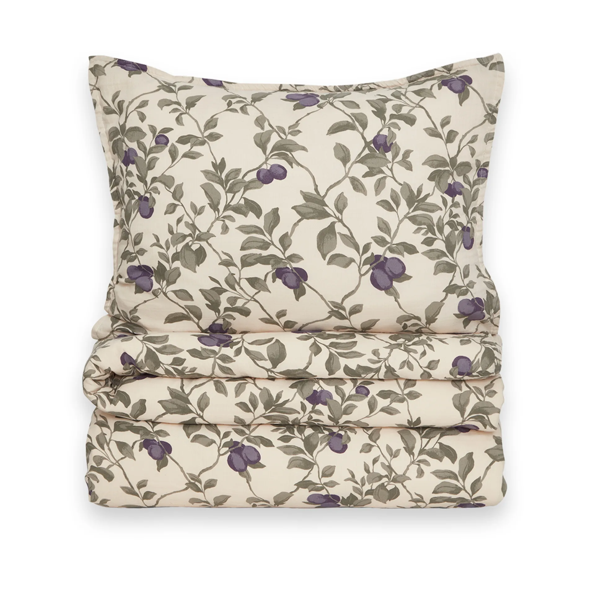 Plum Musin Bettwäsche-Set, 135x200 cm/80x80 cm Garbo&Friends