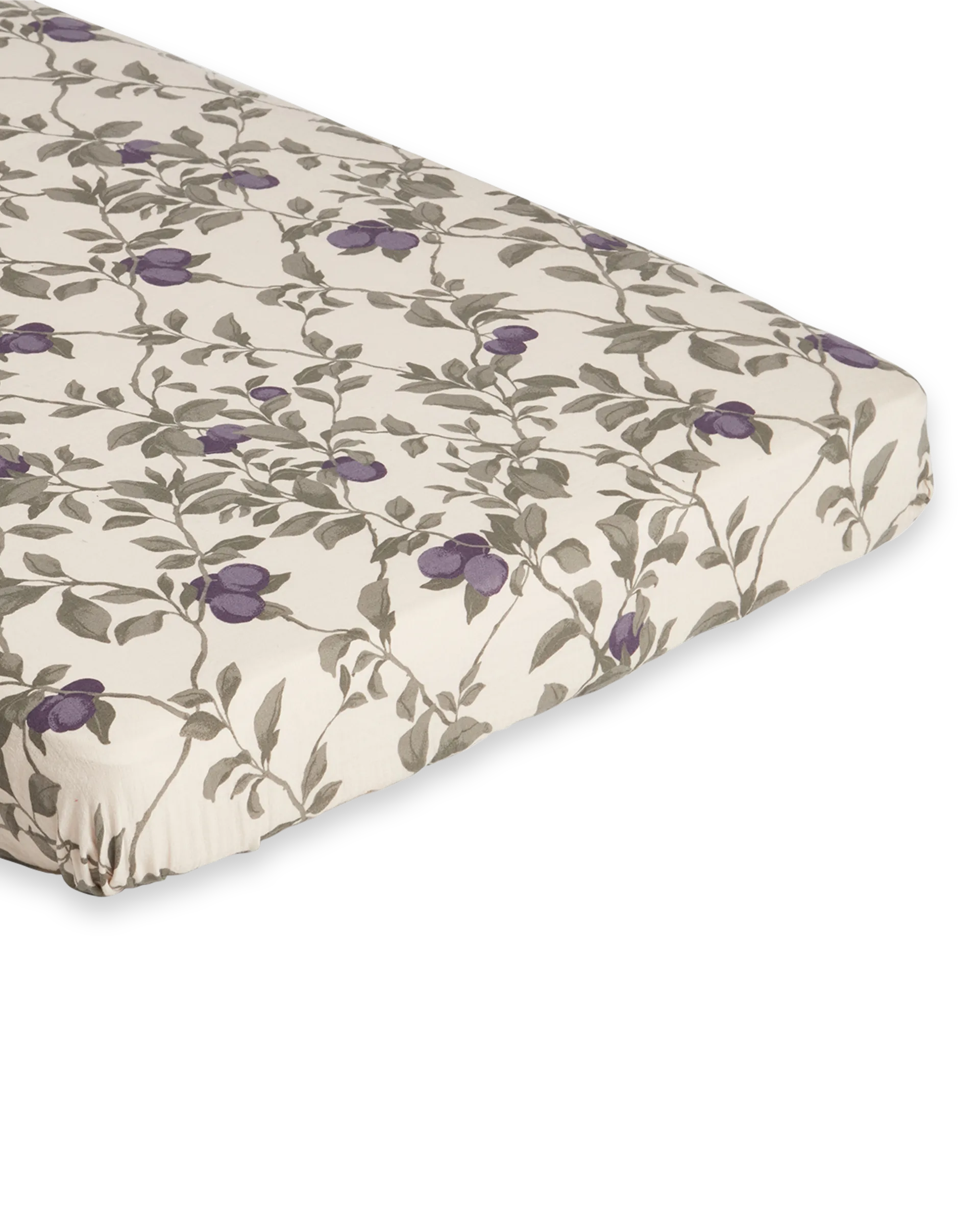 Plum Muslin Spannbettlaken, 90x200x30 cm Garbo&Friends