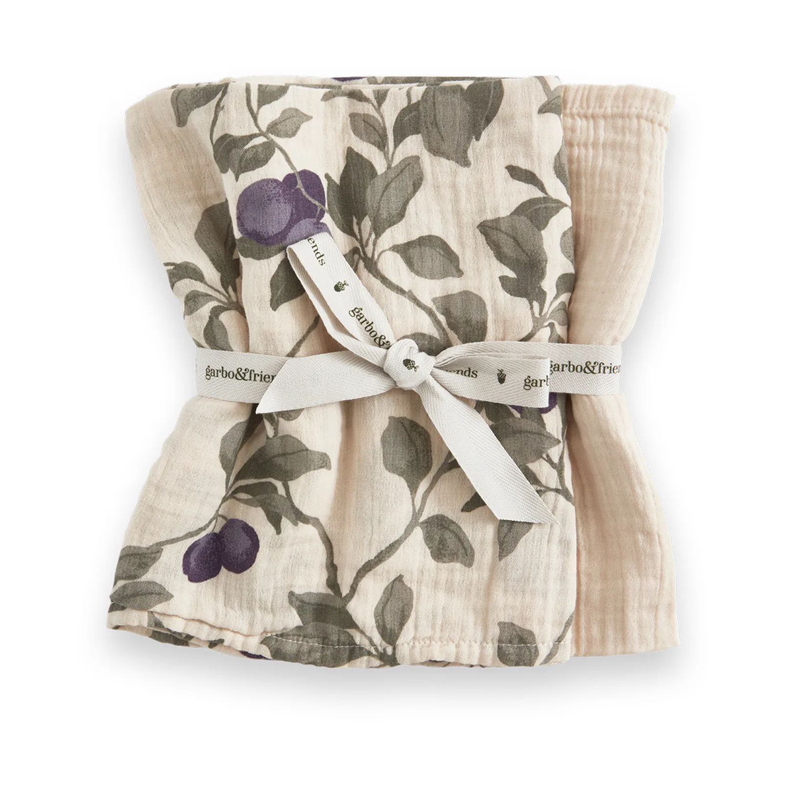 Plum Musselin-Decke klein 2-teilig, 60x60 cm Garbo&Friends