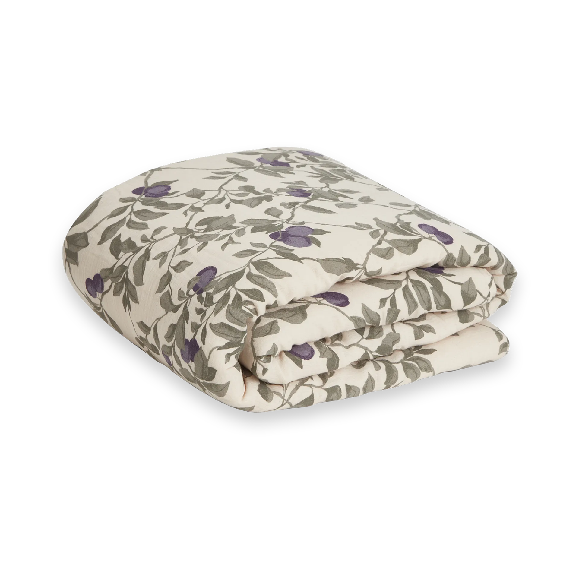 Plum Musselin gepolsterte Decke, 100x140 cm Garbo&Friends