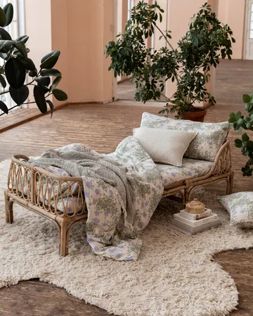 Plumbago Muslin Bettbezug - 135x200 cm - Garbo&Friends