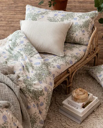 Plumbago Muslin Bettbezug - 150x210 cm - Garbo&Friends