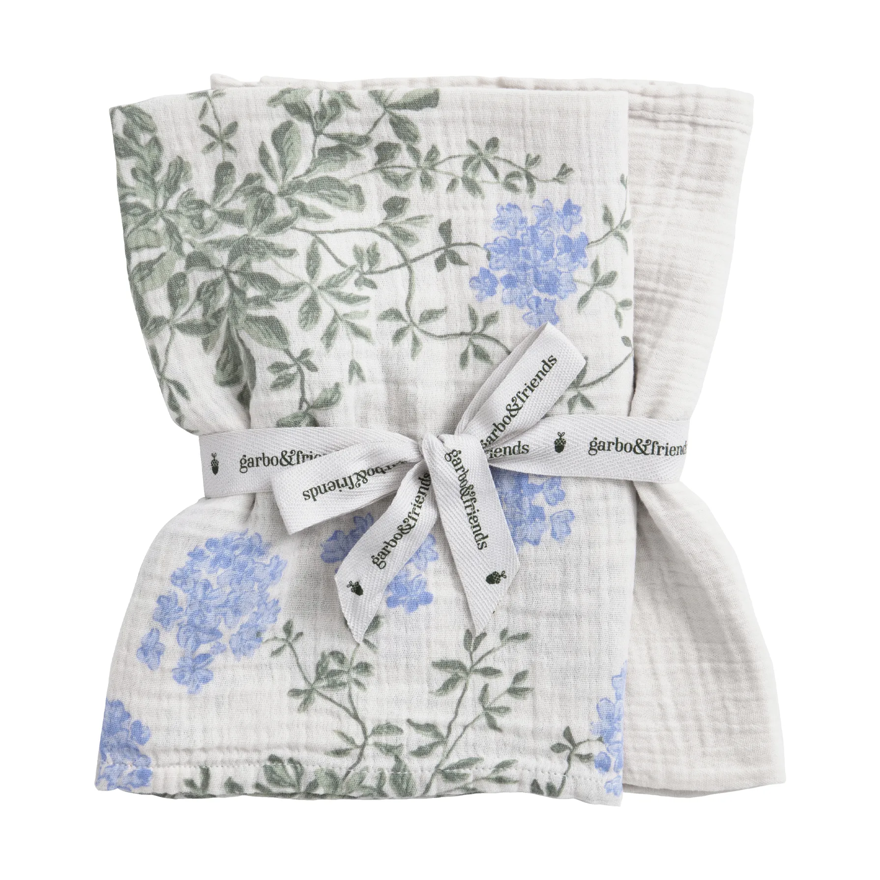 Plumbago Muslin Decke klein 2 Teile, 60x60 cm Garbo&Friends