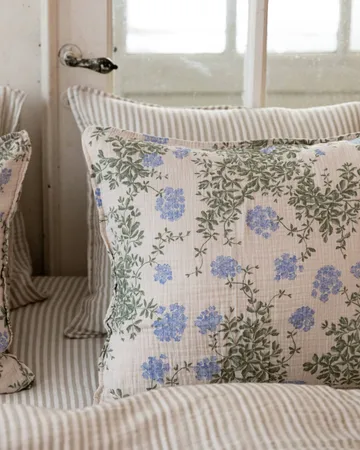 Plumbago Muslin Kissenbezug - 80x80 cm - Garbo&Friends