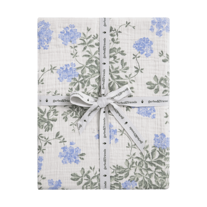 Plumbago Muslin Spannbettlaken - 140x200x30 cm - Garbo&Friends