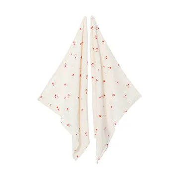 Poppy Muslin Decke 2-teilig - 60x60 cm - Garbo&Friends
